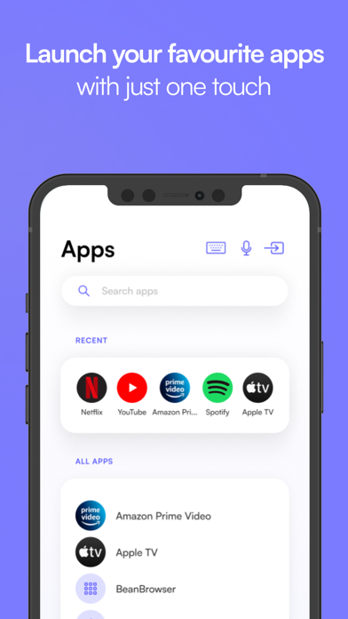 Launch your favourite apps